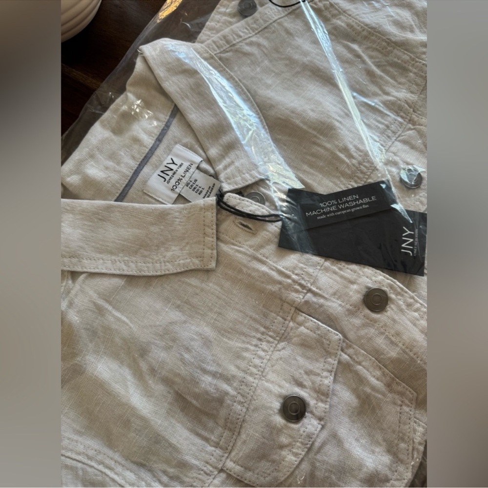 🎉LAST PIECE🎉JONES NewYork Linen Jean
Jacket (RESTOCKED) - Picture 6 of 9